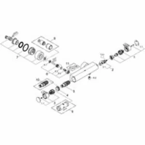 Термостат для душа GROHE Grohtherm 2000, хром (34169001) Термостат для душа GROHE Grohtherm 2000, хром (34169001)