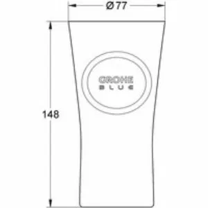 Стаканы для воды GROHE Blue, 6 штук, (40437000) Стаканы для воды GROHE Blue, 6 штук, (40437000)