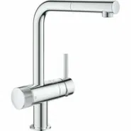 Смеситель для кухонной мойки GROHE Blue Pure Minta, с функцией фильтрации, без фильтра в комплекте, хром (31721000)