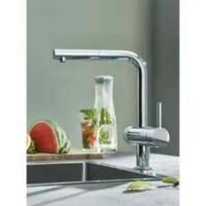 Смеситель для кухонной мойки GROHE Blue Pure Minta, с функцией фильтрации, без фильтра в комплекте, хром (31721000) Смеситель для кухонной мойки GROHE Blue Pure Minta, с функцией фильтрации, без фильтра в комплекте, хром (31721000)