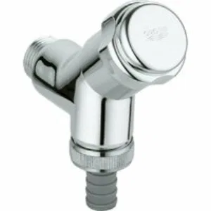 Подсоединительный вентиль 1/2″ GROHE, хром (41010000) Подсоединительный вентиль 1/2″ GROHE, хром (41010000)