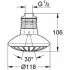 Верхний душ GROHE Euphoria, 1 режим, хром (27270000) Верхний душ GROHE Euphoria, 1 режим, хром (27270000)