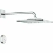 Верхний душ GROHE Rainshower SmartConnect 310 Cube, 7,5 л/мин, 2 режима, 422 мм, хром (26642000)