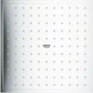 Верхний душ GROHE Rainshower Allure 230 с кронштейном, 9,5 л/мин, 1 режим, 286 мм, хром (26064000)