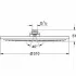 Верхний душ GROHE Rainshower Cosmopolitan 310, 1 режим, хром (27477000) Верхний душ GROHE Rainshower Cosmopolitan 310, 1 режим, хром (27477000)