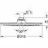 Верхний душ GROHE Rainshower Cosmopolitan 210, 5,7 л/мин, 1 режим, хром (2836800E) Верхний душ GROHE Rainshower Cosmopolitan 210, 5,7 л/мин, 1 режим, хром (2836800E)