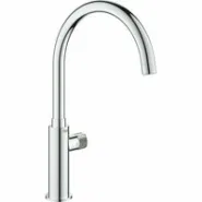 Кран для кухонной мойки GROHE Blue Pure Mono с функцией фильтрации, без фильтра в комплекте, хром (31724000)