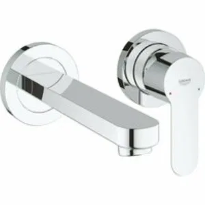 Смеситель для раковины GROHE BauEdge в комплекте с монтажной частью, хром (20474000) Смеситель для раковины GROHE BauEdge в комплекте с монтажной частью, хром (20474000)