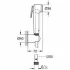 Гигиенический душ GROHE Vitalio Trigger Spray 30, 1250 мм, хром (26175001) Гигиенический душ GROHE Vitalio Trigger Spray 30, 1250 мм, хром (26175001)