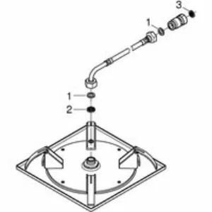 Верхний душ GROHE Rainshower F-series, 1 режим, хром (27467000) Верхний душ GROHE Rainshower F-series, 1 режим, хром (27467000)