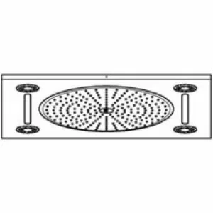 Потолочный душ с 3 режимами, GROHE Rainshower F-Series, хром, (27939001) Потолочный душ с 3 режимами, GROHE Rainshower F-Series, хром, (27939001)