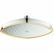 Верхний душ GROHE Rainshower Grandera, 1 режим, хром/золото (27974IG0)