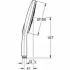 Ручной душ GROHE Rainshower SmartActive 150, 3 режима, белая луна (26554LS0) Ручной душ GROHE Rainshower SmartActive 150, 3 режима, белая луна (26554LS0)