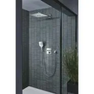 Ручной душ GROHE Rainshower SmartActive 130 Cube, 9,5 л/мин, 3 режима, хром (26582000)