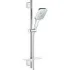 Душевой гарнитур GROHE Rainshower SmartActive 130 Cube с мыльницей, 3 режима струи, душевая штанга 600 мм, 9,5 л/мин, хром (26584000) Душевой гарнитур GROHE Rainshower SmartActive 130 Cube с мыльницей, 3 режима струи, душевая штанга 600 мм, 9,5 л/мин, хром (26584000)