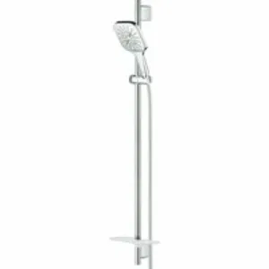 Душевой гарнитур GROHE Rainshower SmartActive 130 Cube с мыльницей, 3 режима струи, душевая штанга 900 мм, 12 л/мин, хром (26586000) Душевой гарнитур GROHE Rainshower SmartActive 130 Cube с мыльницей, 3 режима струи, душевая штанга 900 мм, 12 л/мин, хром (26586000)