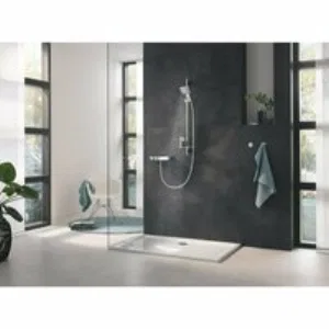 Душевой гарнитур GROHE Rainshower SmartActive 130 Cube с мыльницей, 3 режима струи, душевая штанга 900 мм, 12 л/мин, хром (26586000) Душевой гарнитур GROHE Rainshower SmartActive 130 Cube с мыльницей, 3 режима струи, душевая штанга 900 мм, 12 л/мин, хром (26586000)