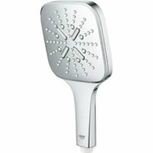 Душевой гарнитур GROHE Rainshower SmartActive 130 Cube с мыльницей, 3 режима струи, душевая штанга 900 мм, 9,5 л/мин, хром (26587000) Душевой гарнитур GROHE Rainshower SmartActive 130 Cube с мыльницей, 3 режима струи, душевая штанга 900 мм, 9,5 л/мин, хром (26587000)