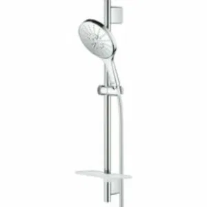 Душевой гарнитур GROHE Rainshower SmartActive 150 с мыльницей, 3 режима струи, душевая штанга 600 мм, 12 л/мин, хром (26591000) Душевой гарнитур GROHE Rainshower SmartActive 150 с мыльницей, 3 режима струи, душевая штанга 600 мм, 12 л/мин, хром (26591000)