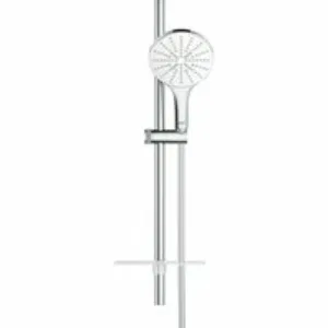 Душевой гарнитур GROHE Rainshower SmartActive 150 с мыльницей, 3 режима струи, душевая штанга 600 мм, 9,5 л/мин, белая луна (26592LS0) Душевой гарнитур GROHE Rainshower SmartActive 150 с мыльницей, 3 режима струи, душевая штанга 600 мм, 9,5 л/мин, белая луна (26592LS0)