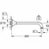 Душевой кронштейн GROHE Rainshower Grandera 285 мм, хром (27986000) Душевой кронштейн GROHE Rainshower Grandera 285 мм, хром (27986000)