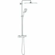 Душевая система GROHE Rainshower SmartActive 310 Cube с термостатом для душа, хром (26649000)