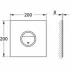 Панель смыва для унитаза GROHE Ondus Digital, 3 режима, черный бархат (38915KS0) Панель смыва для унитаза GROHE Ondus Digital, 3 режима, черный бархат (38915KS0)