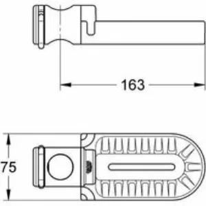 Мыльница для душевых штанг GROHE Relexa, хром (28631000) Мыльница для душевых штанг GROHE Relexa, хром (28631000)