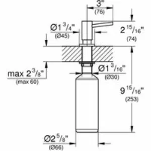 Дозатор жидкого мыла GROHE Cosmopolitan, теплый закат матовый, (40535DL0) Дозатор жидкого мыла GROHE Cosmopolitan, теплый закат матовый, (40535DL0)