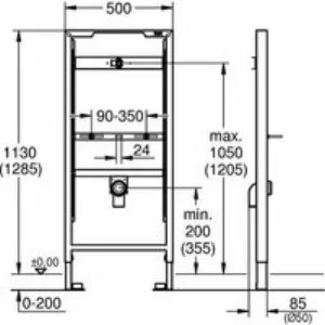 Система инсталляции для писсуара GROHE Rapid SL (38517001) Система инсталляции для писсуара GROHE Rapid SL (38517001)