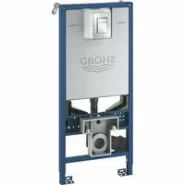 Комплект инсталляции для унитаза, GROHE Rapid SLX 3 в 1, с панелью смыва Skate Cosmopolitan S, хром (39603000)