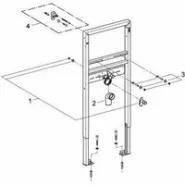 Система инсталляции для раковины GROHE Rapid SL (38554001)
