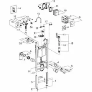 Универсальный монтажный уголок (2 шт.) для GROHE Rapid SL (3855800M) Универсальный монтажный уголок (2 шт.) для GROHE Rapid SL (3855800M)