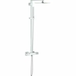 Душевая система GROHE Euphoria Cube System 230 с термостатом для душа, хром (26087000) Душевая система GROHE Euphoria Cube System 230 с термостатом для душа, хром (26087000)