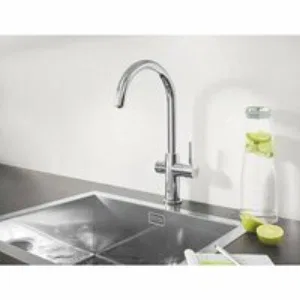 Смеситель для кухонной мойки GROHE Blue Professional с системой фильтрации, охлаждения и газирования воды, хром (31607002) Смеситель для кухонной мойки GROHE Blue Professional с системой фильтрации, охлаждения и газирования воды, хром (31607002)
