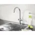 Смеситель для кухонной мойки GROHE Blue Professional с системой фильтрации, охлаждения и газирования воды, хром (31607002) Смеситель для кухонной мойки GROHE Blue Professional с системой фильтрации, охлаждения и газирования воды, хром (31607002)