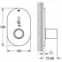 Внешняя часть термостата для душа GROHE Eurosmart Cosmopolitan E Special инфракрасный, хром (36456000) Внешняя часть термостата для душа GROHE Eurosmart Cosmopolitan E Special инфракрасный, хром (36456000)