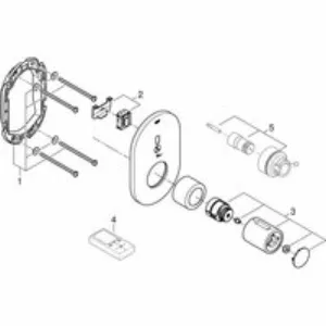 Внешняя часть термостата для душа GROHE Eurosmart Cosmopolitan E Special инфракрасный, хром (36456000) Внешняя часть термостата для душа GROHE Eurosmart Cosmopolitan E Special инфракрасный, хром (36456000)