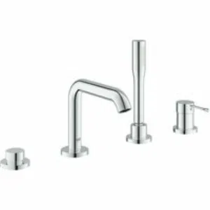 Смеситель для ванны GROHE Essence на 4 отверстия, на край ванны, хром (1957800A) Смеситель для ванны GROHE Essence на 4 отверстия, на край ванны, хром (1957800A)