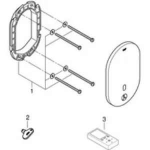 Внешняя часть термостата для душа GROHE Eurosmart Cosmopolitan E инфракрасный, хром (36463000) Внешняя часть термостата для душа GROHE Eurosmart Cosmopolitan E инфракрасный, хром (36463000)