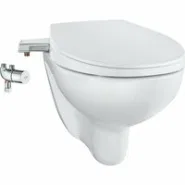 Унитаз GROHE Bau Ceramic подвесной, с сиденьем-биде и термостатом Grohtherm Micro, альпин-белый (39652SH0)