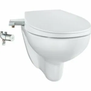 Унитаз GROHE Bau Ceramic подвесной, с сиденьем-биде и термостатом Grohtherm Micro, альпин-белый (39652SH0) Унитаз GROHE Bau Ceramic подвесной, с сиденьем-биде и термостатом Grohtherm Micro, альпин-белый (39652SH0)