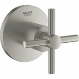 Внешняя часть вентиля GROHE Atrio, крестообразная ручка, суперсталь (19069DC3) Внешняя часть вентиля GROHE Atrio, крестообразная ручка, суперсталь (19069DC3)