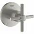 Внешняя часть вентиля GROHE Atrio, крестообразная ручка, суперсталь (19069DC3) Внешняя часть вентиля GROHE Atrio, крестообразная ручка, суперсталь (19069DC3)