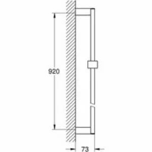 Душевая штанга GROHE Euphoria Cube 900 мм, хром (27841000) Душевая штанга GROHE Euphoria Cube 900 мм, хром (27841000)