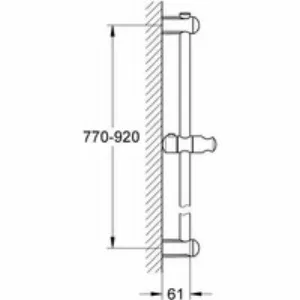 Душевая штанга GROHE Euphoria Neutral 900 мм, хром (27500000) Душевая штанга GROHE Euphoria Neutral 900 мм, хром (27500000)