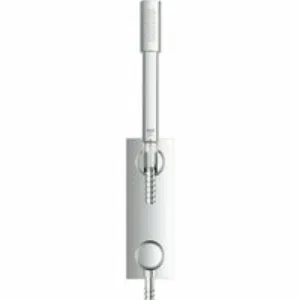 Держатель настенный для ручного душа GROHE Grohtherm F с подключением для душевого шланга, хром (27621000) Держатель настенный для ручного душа GROHE Grohtherm F с подключением для душевого шланга, хром (27621000)