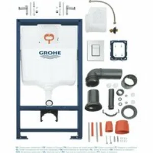 Комплект инсталляции для унитаза, GROHE Rapid SL 3 в 1 с панелью смыва Skate Cosmopolitan, хром (38772001) Комплект инсталляции для унитаза, GROHE Rapid SL 3 в 1 с панелью смыва Skate Cosmopolitan, хром (38772001)