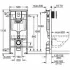 Комплект инсталляции для унитаза, GROHE Rapid SL 5 в 1 с панелью смыва Skate Cosmopolitan, хром (38827000) Комплект инсталляции для унитаза, GROHE Rapid SL 5 в 1 с панелью смыва Skate Cosmopolitan, хром (38827000)
