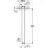 Душевой кронштейн потолочный GROHE Rainshower neutral 292 мм, хром (27484000) Душевой кронштейн потолочный GROHE Rainshower neutral 292 мм, хром (27484000)